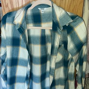 multi-colored plaid shirt